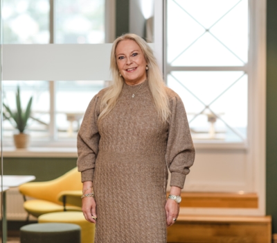 Half body portrait of employee Britt Løkslid