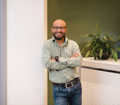 Half body portrait of Vegard Lund